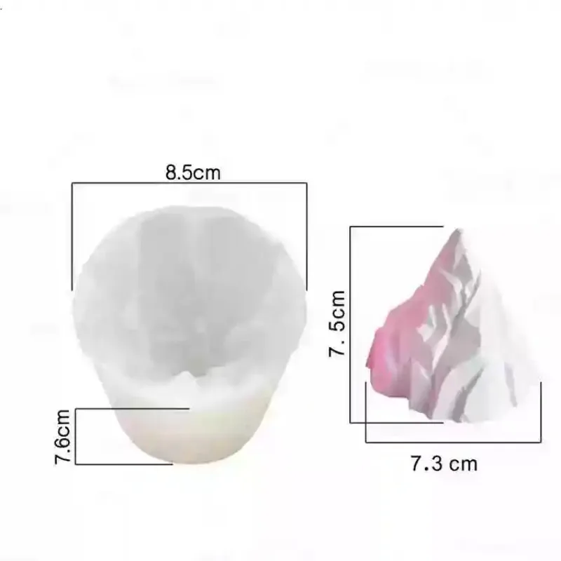 Single Iceberg Mold Creative Mousse Dessert New Chinese Afternoon Tea Dessert Silicone Baking Three-dimensional
