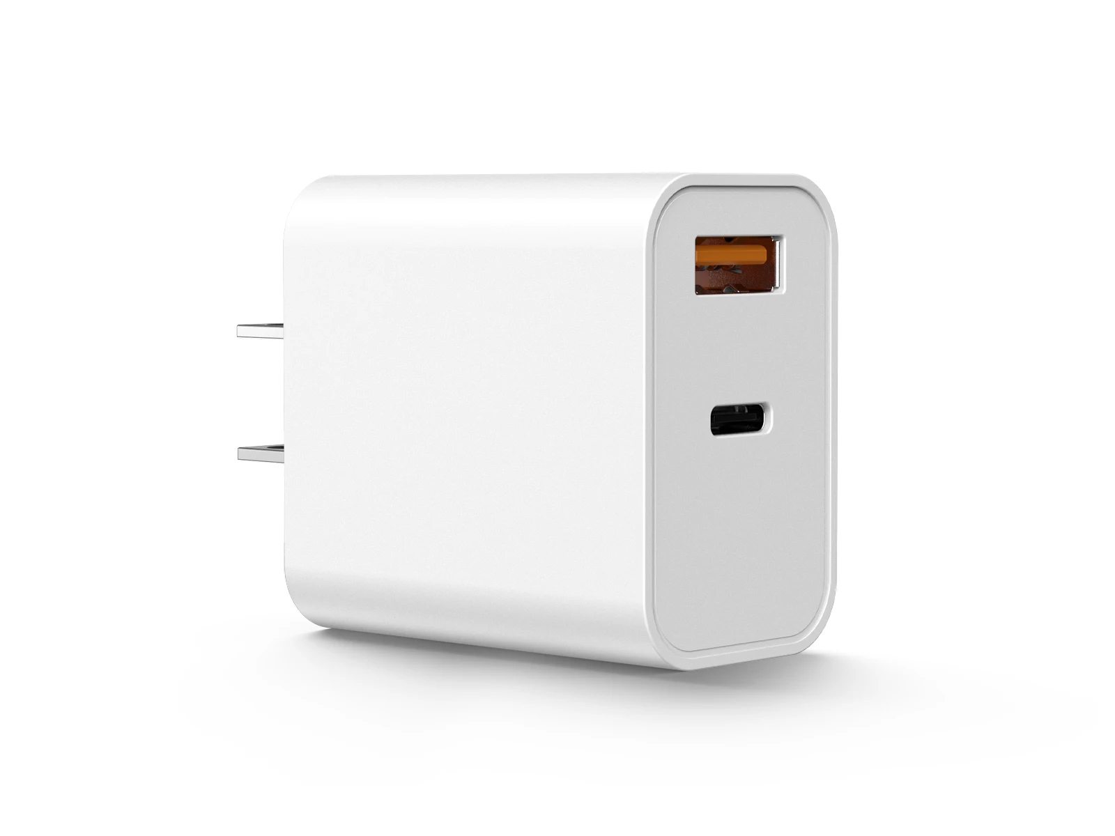 

Waveshare PD30W Dual-Port Fast Charger, USB Type-A/Type-C Wall Charger Block, US Plug, For Most Smartphones, Tablets