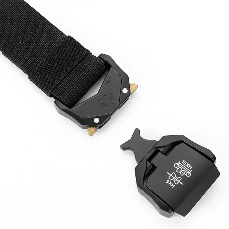 New Tactical Belt Quick Release Elastic Belt Casual Tooling Training Belt Men\'s Trousers Belt