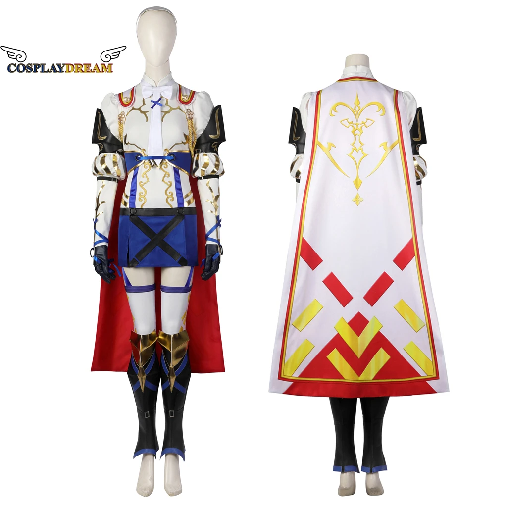 Hot Game Emblem Engage Alear Cosplay Costume Adult Women Role Player Full Set Outfit with Props Cape Halloween Carnival Suit