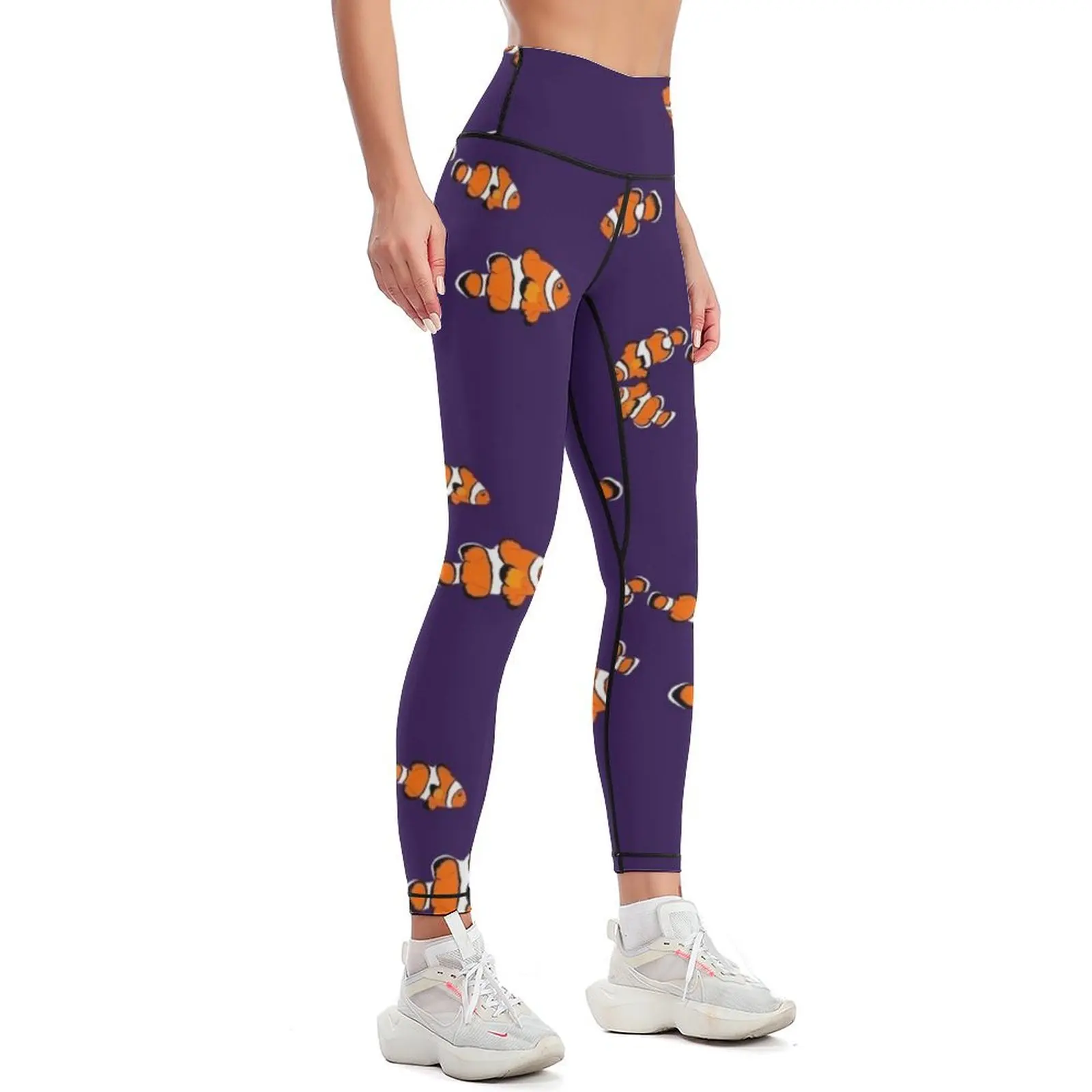 Fish: Clown Fish Leggings Pants sport gym pants Womens Leggings