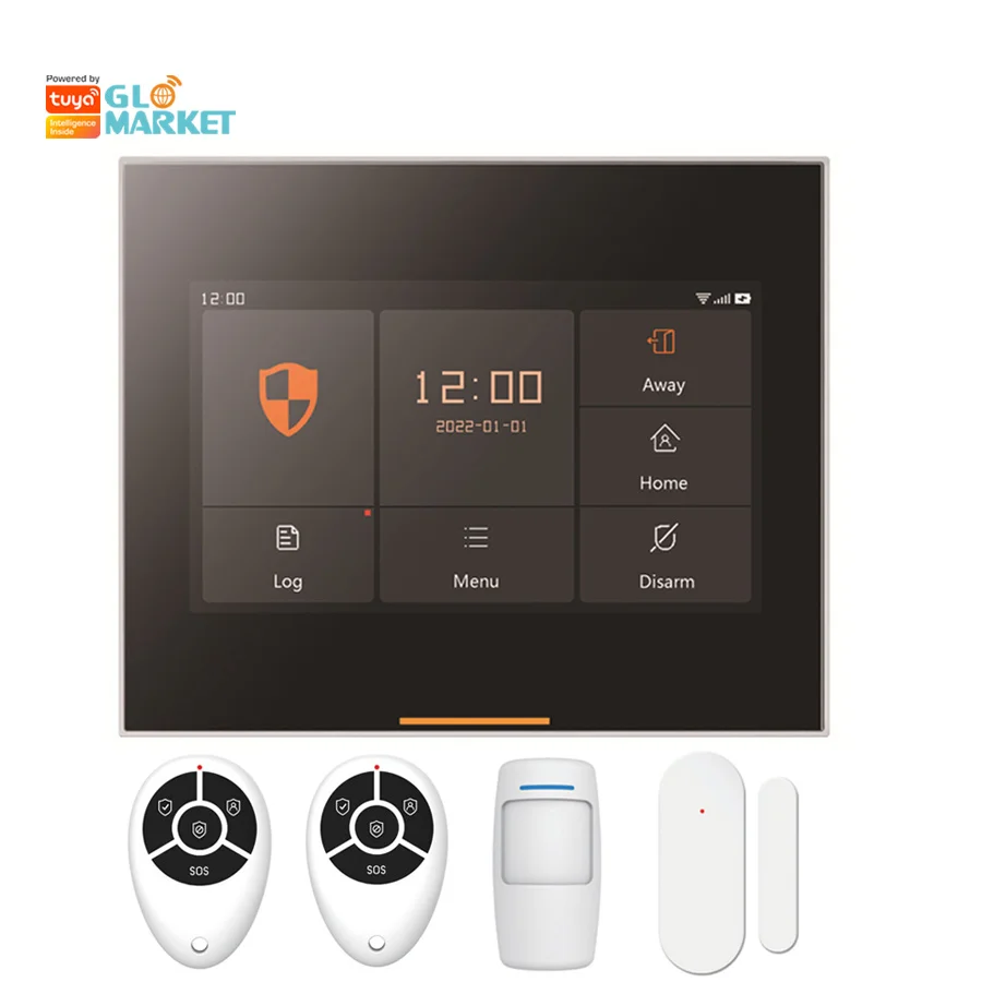 Glomarket المنزل الذكي Tuya 4g/GSM/Wifi إنذار أمان DIY نظام التحكم اللاسلكي في التطبيقات نظام إنذار أمان مضاد للسرقة #1