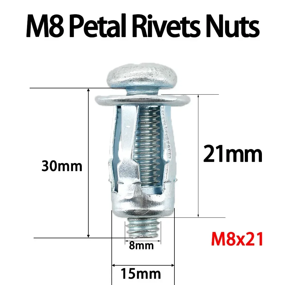 Silver M8X21
