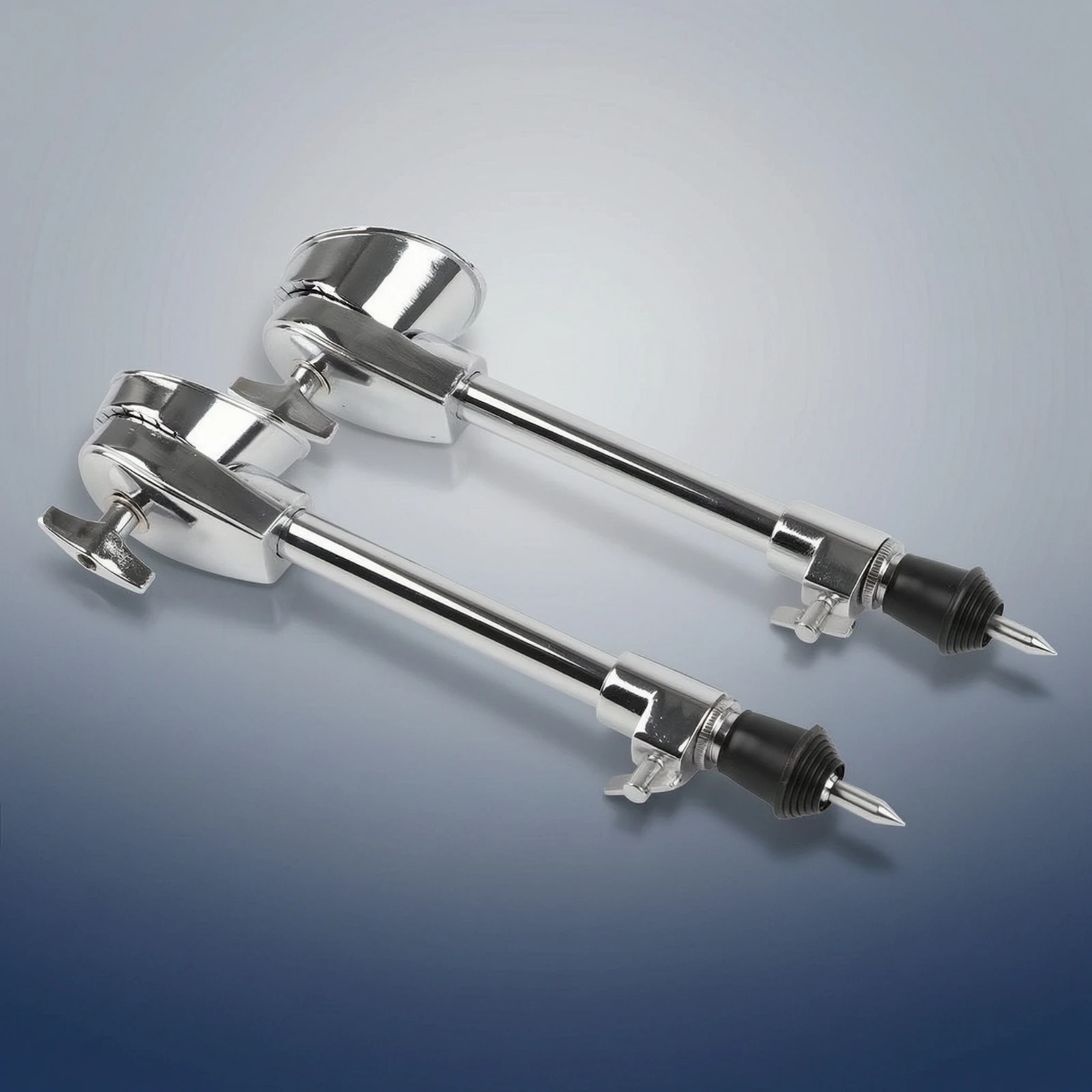 Bass Drum Legs Chrome Drum Set Legs Hardware Non-Slip Long-Lasting for Drummers, Stage, Rehearsal Studio