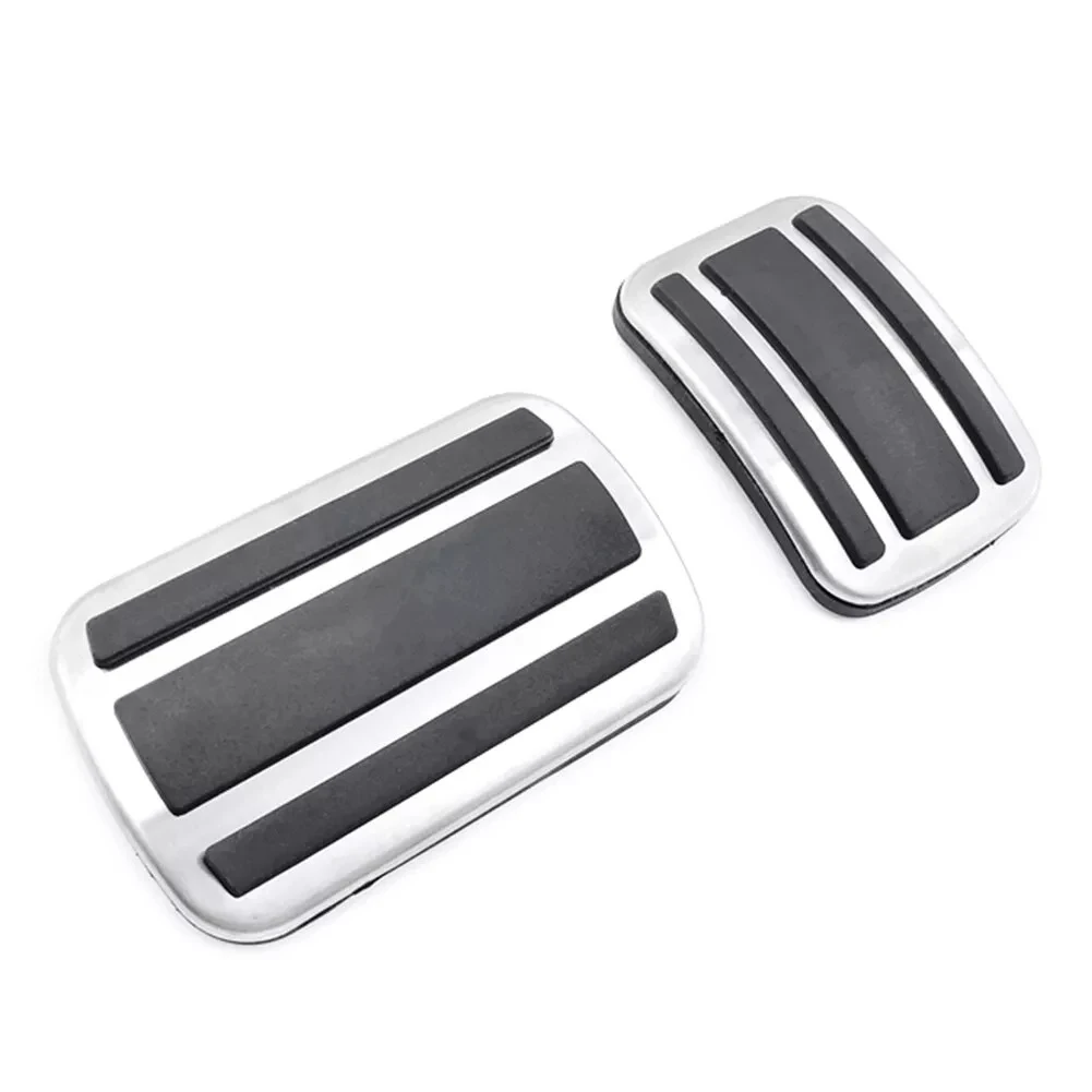 Effortless Installation Pedals Stainless Steel Pedal Covers Unique Aesthetic Appeal Two Throttle Pedals Included