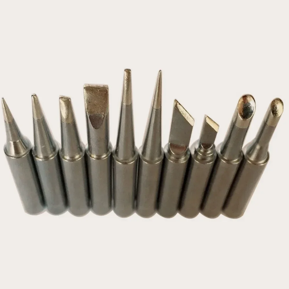 10Pcs Lead Free Soldering Iron Tip 900M-T I/B/2.4D/S3/1.2LD/LB/K/SK/C3/C4 Welding Tips Head For Hakko Soldering Station