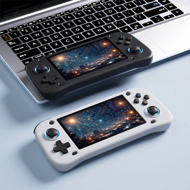 Игровая консоль G28 Retro Handheld с системой Emuelec 4.7, 128 ГБ/64 ГБ, 3D-игры и 26 эмуляторов для PSP/PS1/N64/NES/SS RK3128