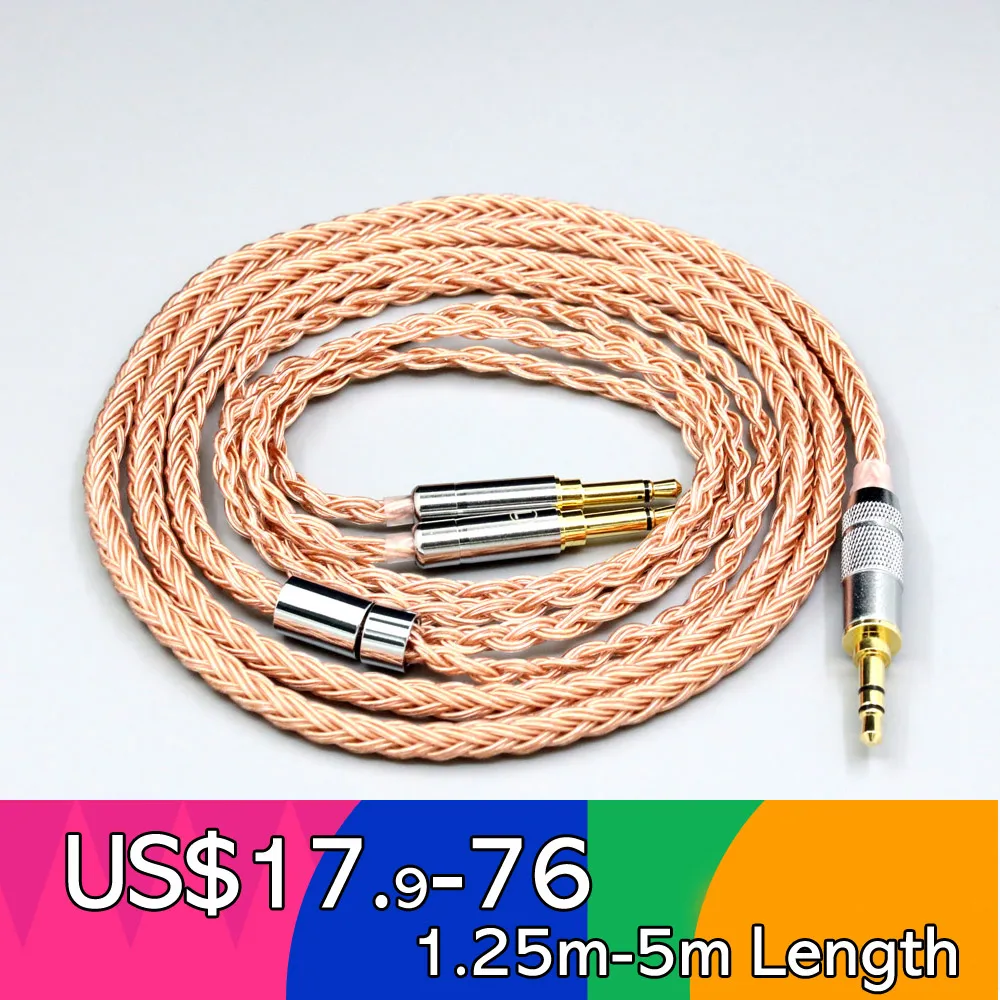 16 Core 99% 7N OCC Earphone Cable For Hifiman Sundara Ananda HE1000se HE6se DEVA he400se Arya He-35x Edition XS LN006747