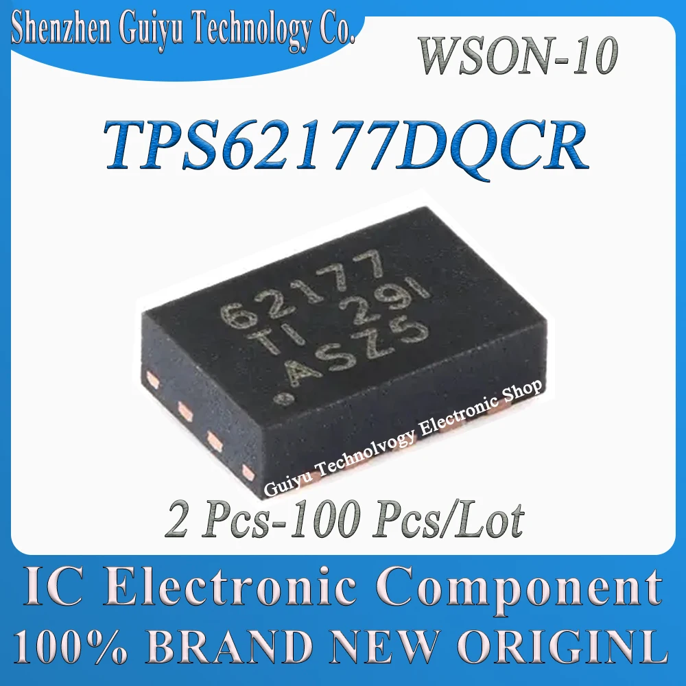 2Pcs-100Pcs/Lot TPS62177DQCR TPS62177DQC TPS62177DQ TPS62177D TPS62177 TPS WSON-10 IC Chip