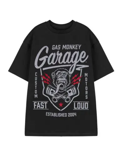 

Garage Black Short Sleeved T-Shirt (Mens)