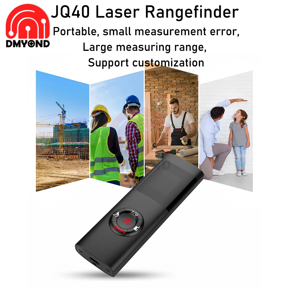 

Portable MIni High Accuracy Rangefinder Digital Laser Distance Meter 40m60m Laser Distance Sensor Portable Handheld Range Finder