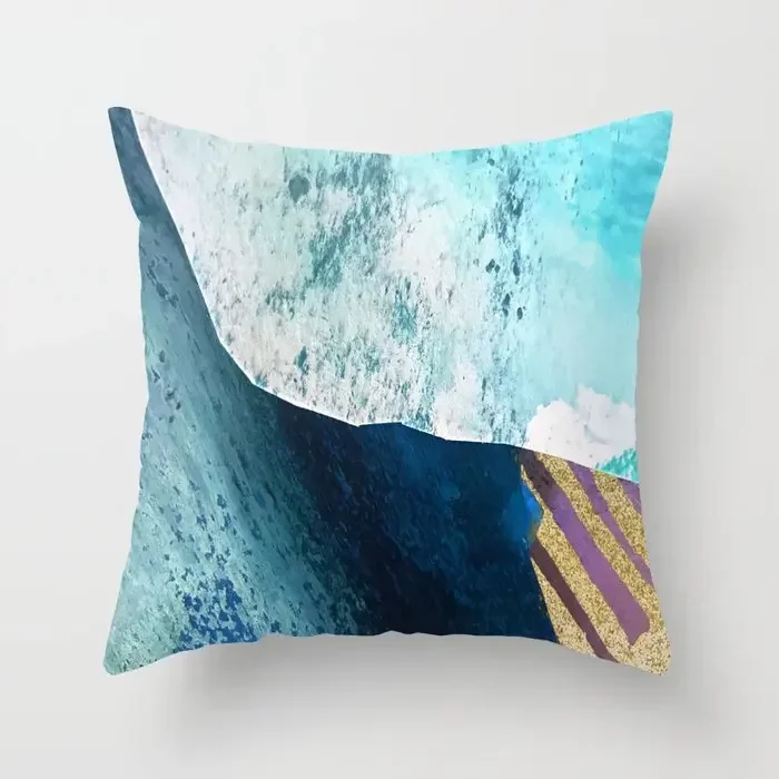 Graffiti painting home decor pillowcase polyester sofa car throw pillowcase square cushion cover 40 45 50 60cm
