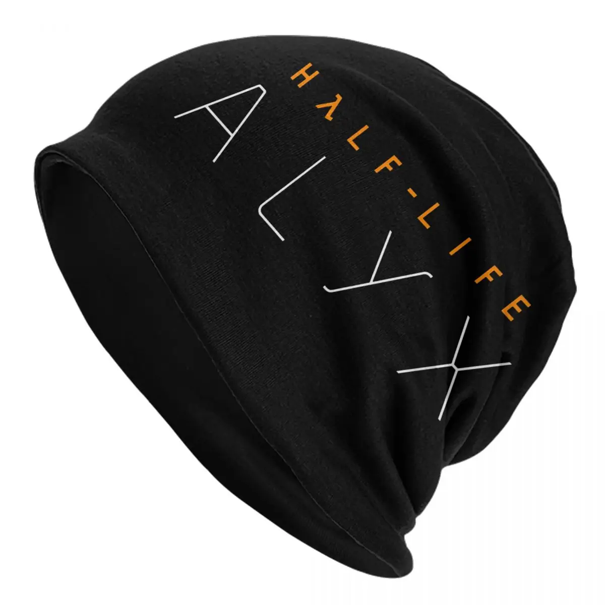 Half Life Alyx Logo Cap Video Game Goth Unisex Street Skullies Beanies Hats Spring Warm Head Wrap Bonnet