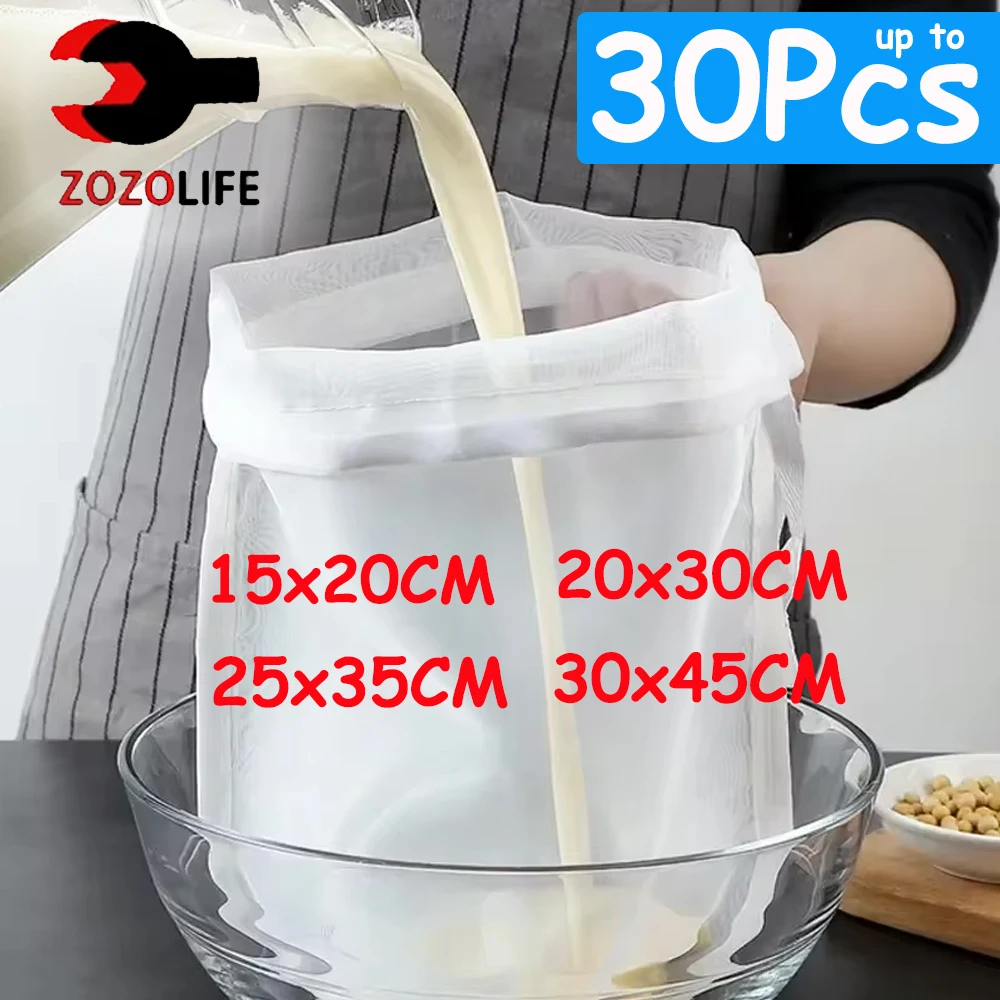 1/30 шт. 100 сеток, нейлоновый фильтр для соевого молока