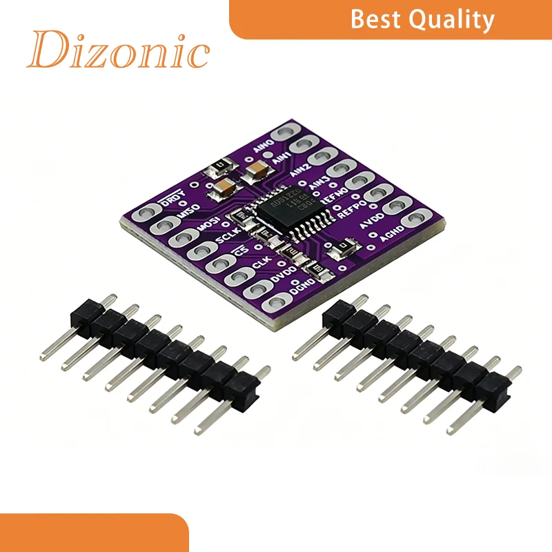 Módulo ADS1220, Conversor Analógico-Digital de 24 bits de Bajo Consumo, ADS1120 ADC SPI, ADS-1120