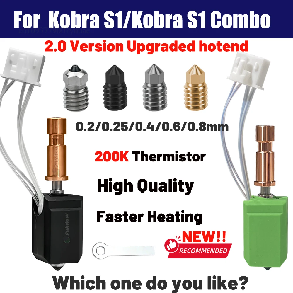 Anycubic S1 Combo Upgrades: A Deep Dive into the Ceramic Hotend Upgrade for Kobra S1