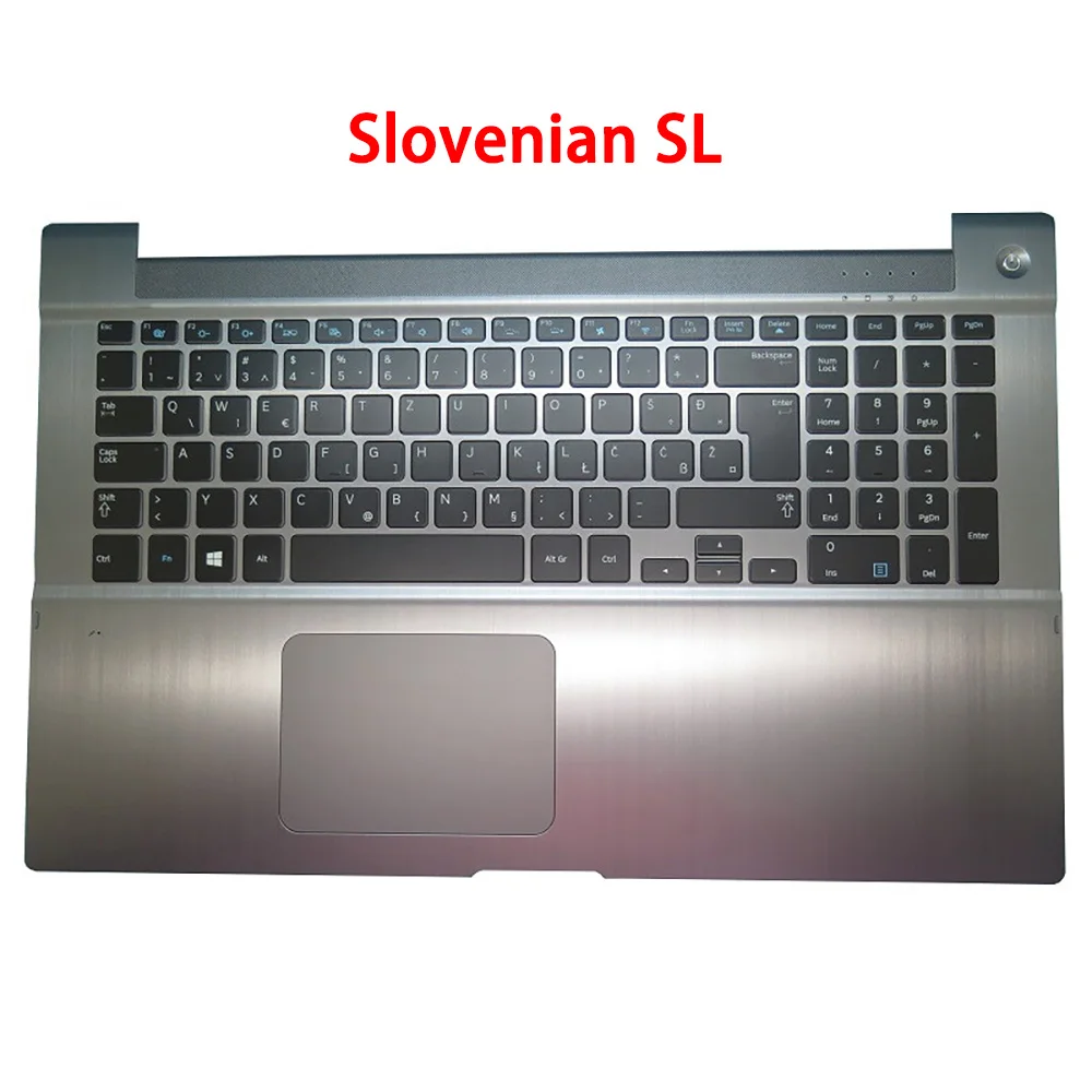 PalmRest ولوحة المفاتيح لسامسونج NP700Z7C NP700Z7B 700Z7C 700Z7A الإنجليزية الولايات المتحدة كندا CA ألمانيا GR إيطاليا السلوفينية SL السويسرية SW جديد