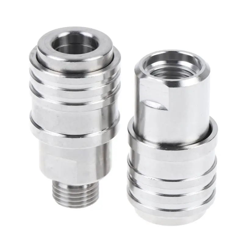 M14 G1/4 Self Locking Quick Connector Kink Free To Hose Car Cleaning Accessories For High Pressure Washer Snow Foam Lance
