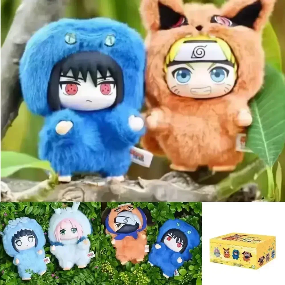 

Shippuden Beast Party Series, милая плюшевая игрушка-кукла, мультяшный рюкзак, подвеска, аниме, периферийная подарочная коробка, Наруто, слепая коробка, подарок