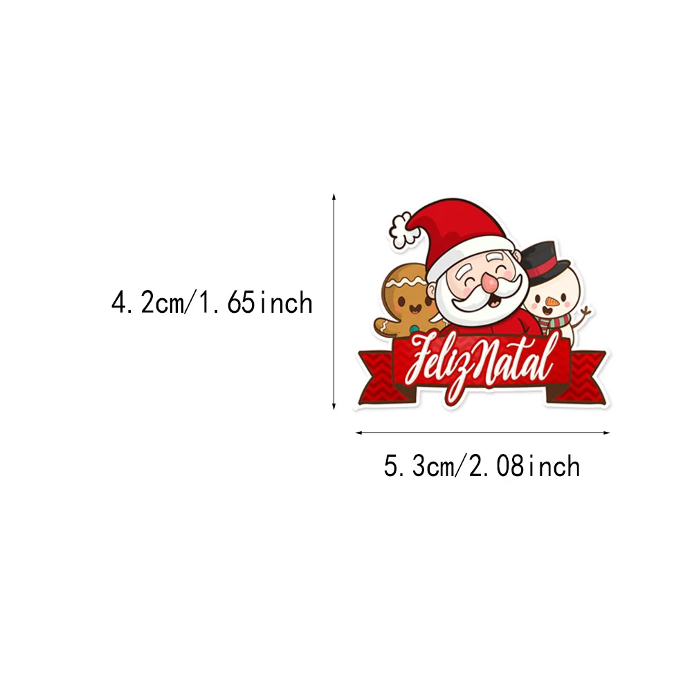 50PCS Christmas Series Holiday Decoration Graffiti Stickers DIY Phone Case Laptop Tablet Toy Stickers