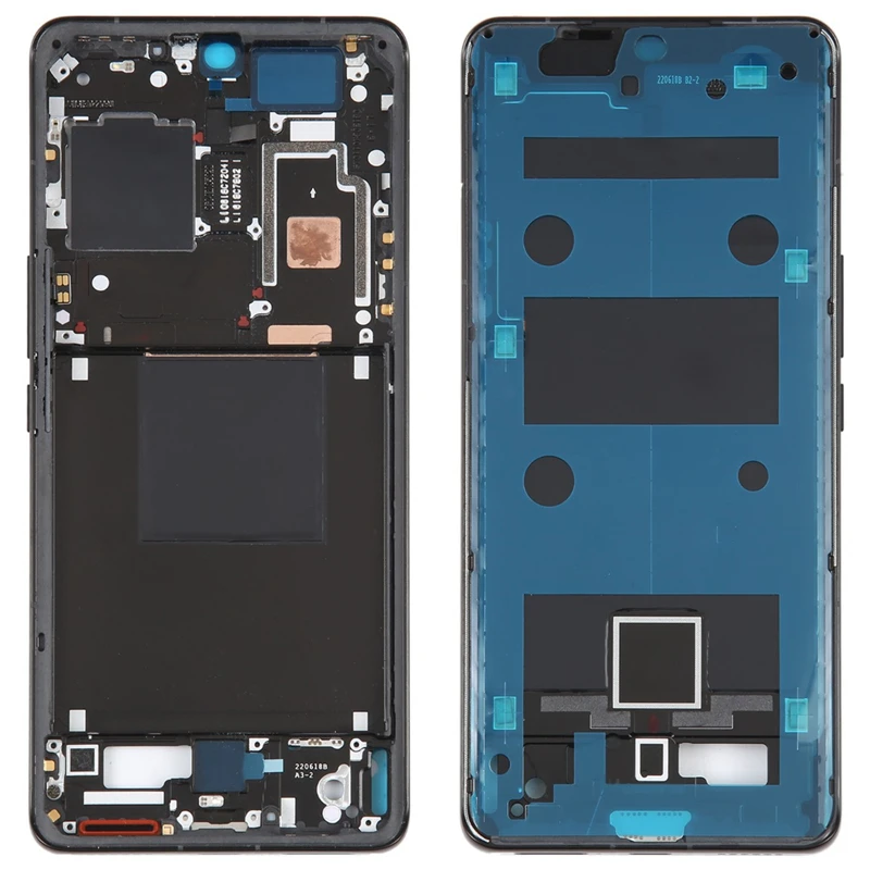 For Xiaomi 12S Ultra LCD Front Frame Bezel Middle Faceplate Housing Chassis + Buttons Smartphone Repair Parts