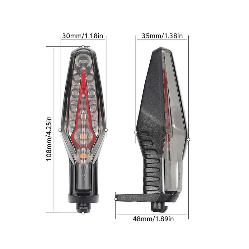 3 Modes Motorcycle LED Turn Signal For BMW S1000RR M1000RR S1000R S1000XR Rear Brake Light LED Flashing Light Blinker