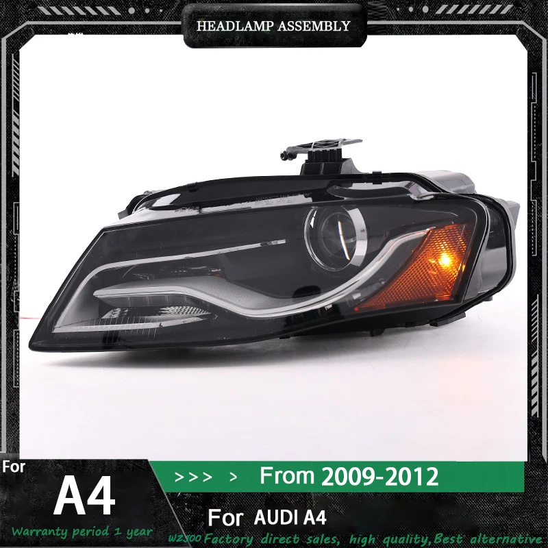 

Car Headlight Headlamp for Audi A4 09-16 US Version DRL Daytime Running Light High low beam Turn signal Automotive Accessories