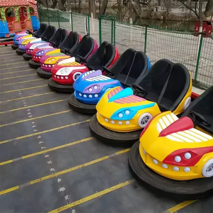 2026 Amusement Park Bumper Car Children Battery Electric Car LED Lights Adventure Park Indoor Outdoorpromote sales