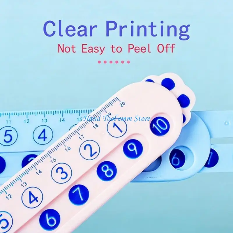 H37F Double Sided Addition and Subtraction Decomposition Ruler For Children Preschool