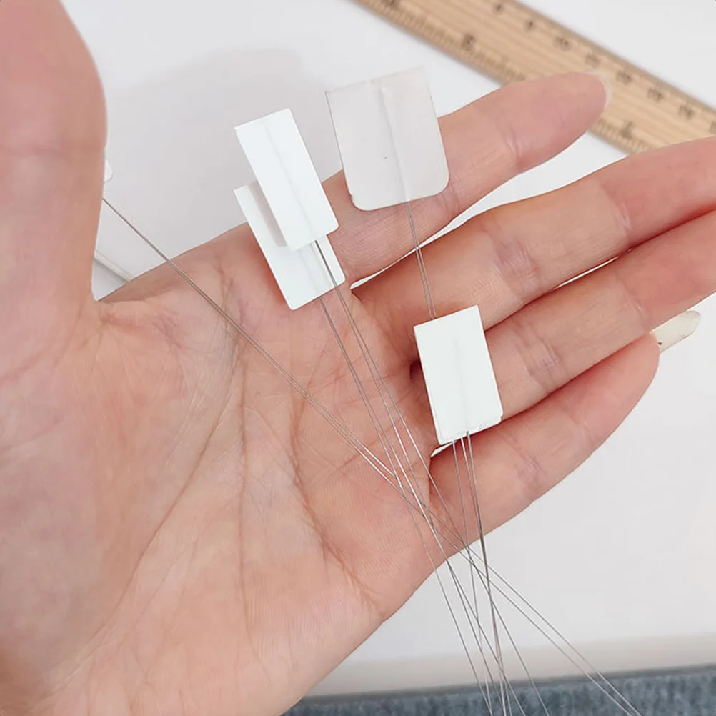 10 Pcs Bead Spinner Needles Threader Rotary Tool Simple for Beading Jewelry Making White Travel
