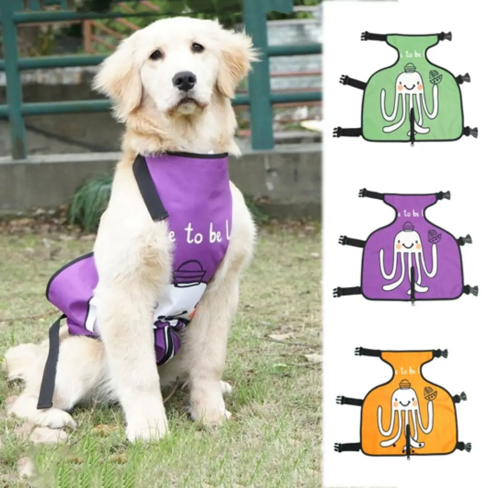 

Practical Anti Dirt Dog Belly Protection Clothing Breathable Soft Dog Belly Pocket Waterproof Pet Dog Bib Walking