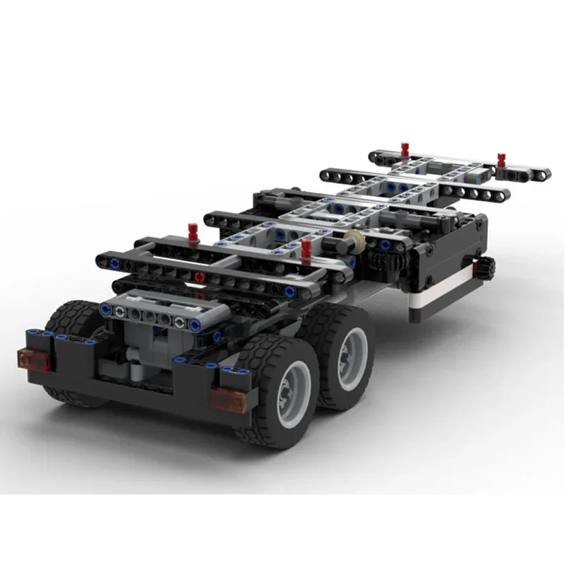 MOC-88854TransportB-DoubleTrailer 접합 및 조립 빌딩 블록, 빌딩 블록 부품, 생일 장난감, 어린이 선물, 1285