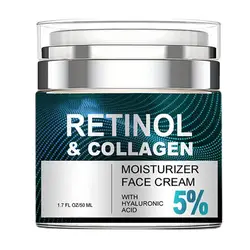 new Retinols Anti Aging Face Cream Moisturizing Wrinkle Remover Collagen Hyaluronic Acid Creams Skin Care Cosmetic 50ML