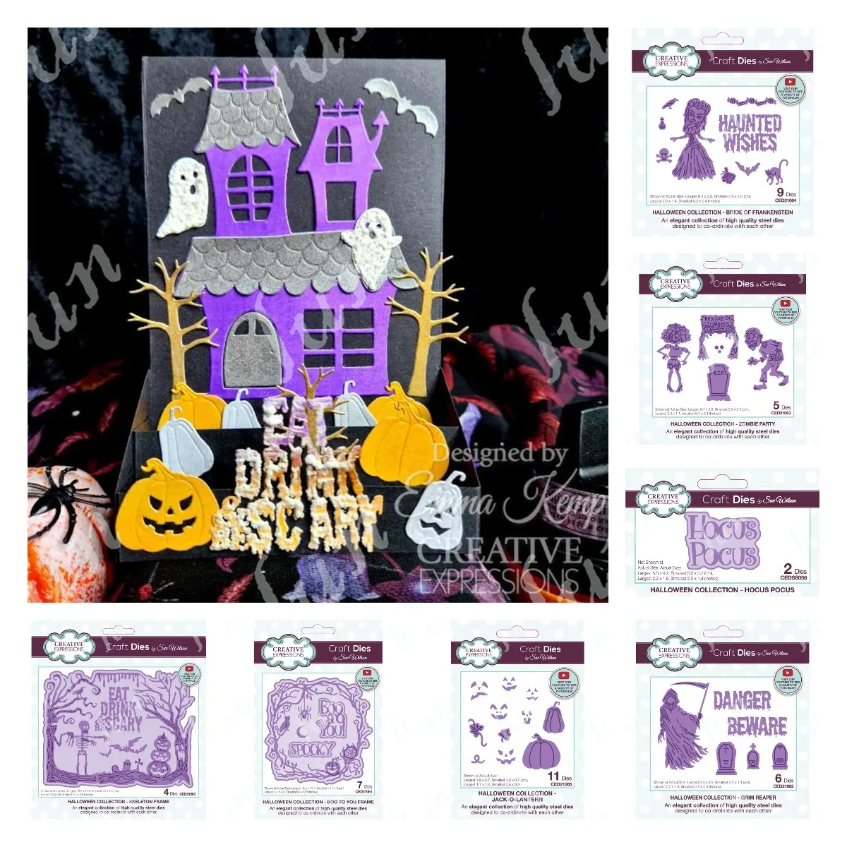 

New Stamps and Dies 2024 Halloween Festive Cutting Die DIY Scrapbooking Crafts Paper Cards Handmade Mold Embossing