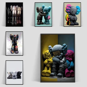 للديكورات المنزلية K-Kaw-Art تمثال ملصق مطبوعات زخرفية لوحة لوحة جدارية ديكور غرفة ديكور أشياء أفضل 10 دمية كاوس للمبيعات - No8