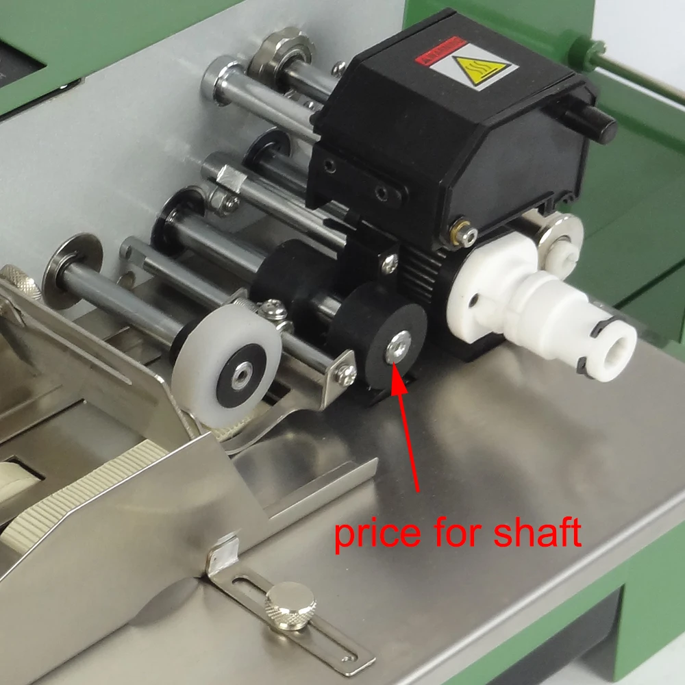 Albero del metallo di transito di BateRpak per i pezzi di ricambio solidi della macchina di codifica dell'inchiostro MY-380F, prezzo 1pcs