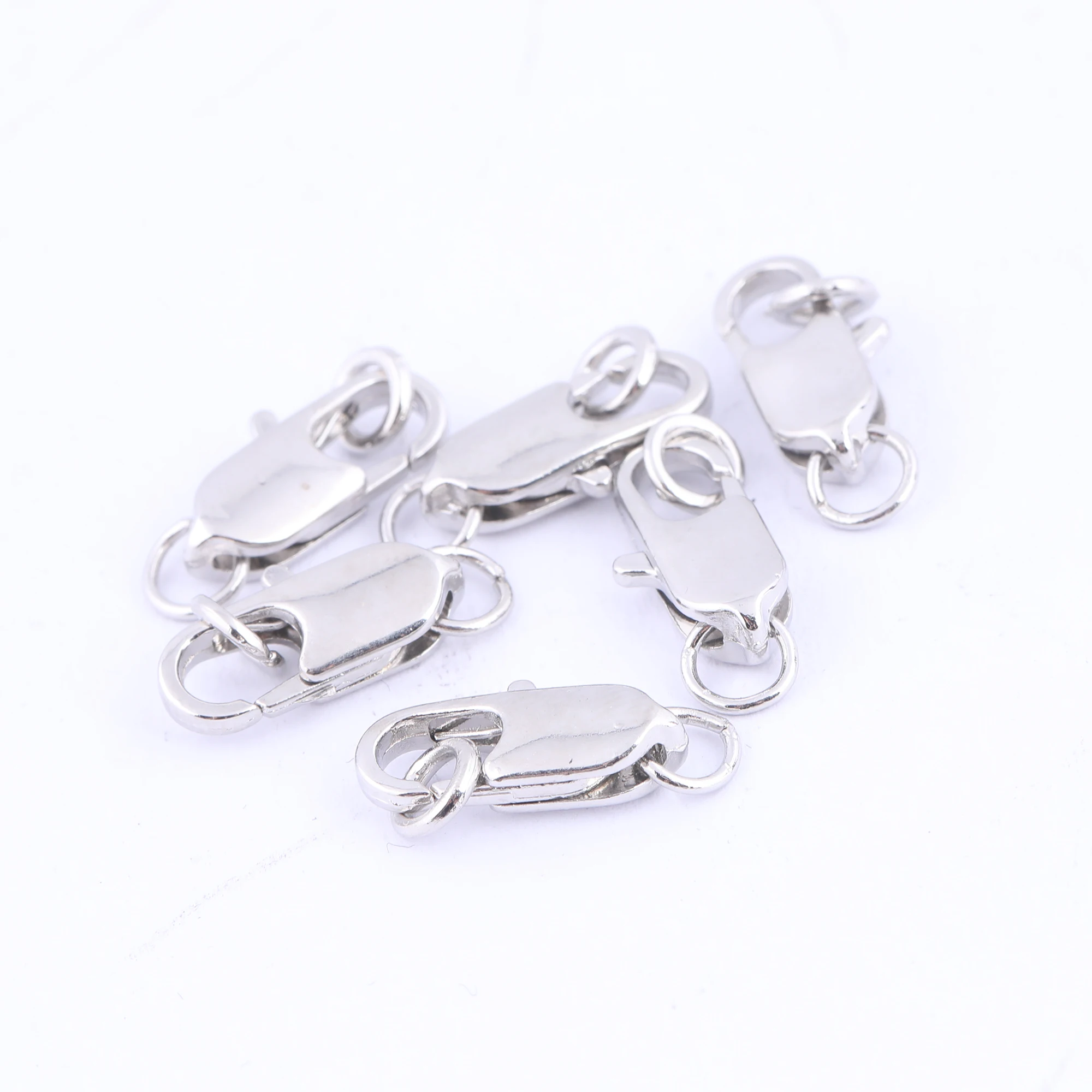 20pcs 7x14mm Gold Plated Lobster Clasp Diy Bracelets Necklace Connector Findings Diy Jewelry Making Components