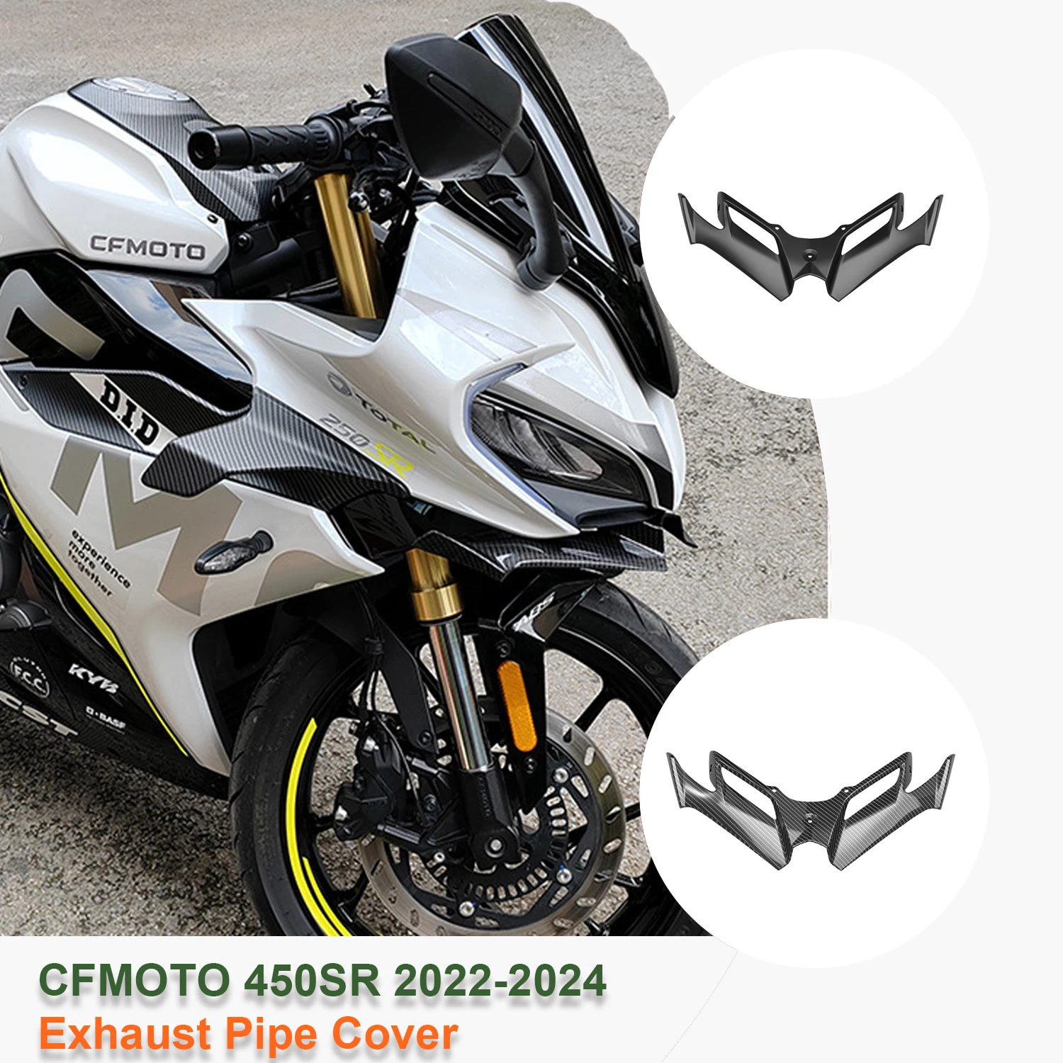 

For CFMOTO 450SR Under Lip Side Winglet 250sr 250sr fun 2022 2023 2024Accessories Motorcycle Accessories