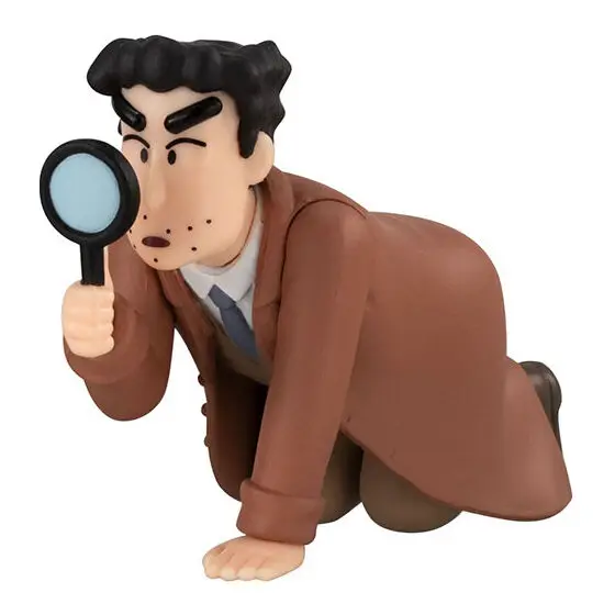 بانداي شخصيات الحركة نموذج تلوين شين تشان المباحث نمط زخرفة نيني هيروشي غاشابون جمع الحلي الرسمية حقيقية