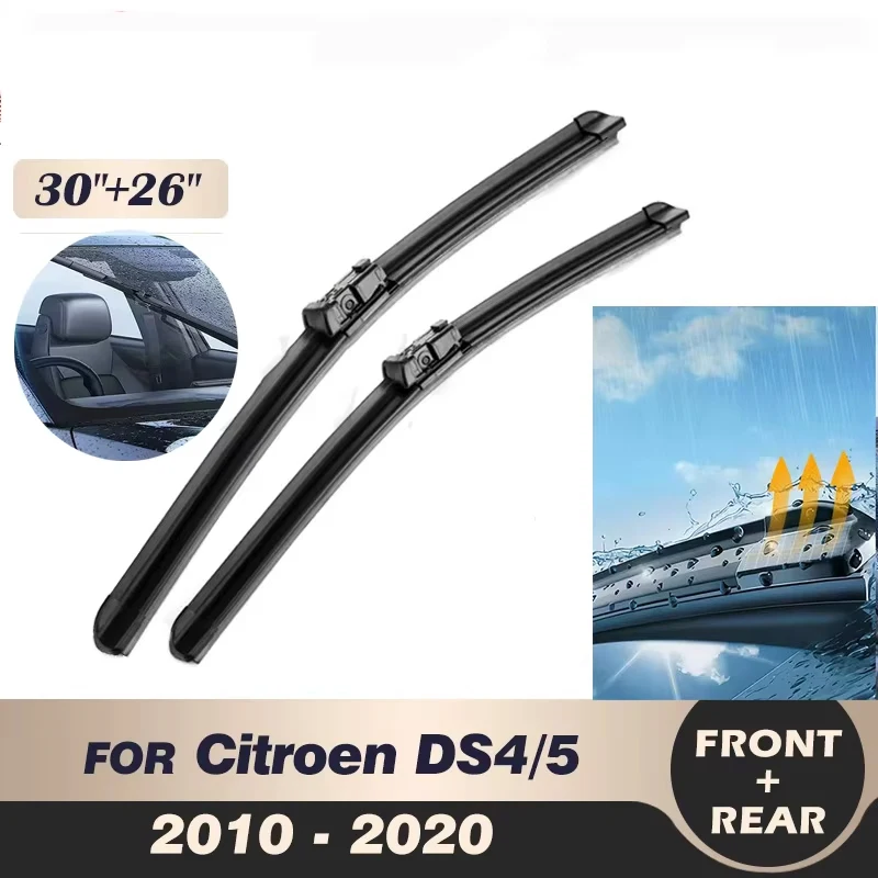 

For Wiper Front Windscreen Wiper Blades Set Citroen DS4 DS5 2010 - 2020 2011 2012 Windshield Windscreen Window 30"26