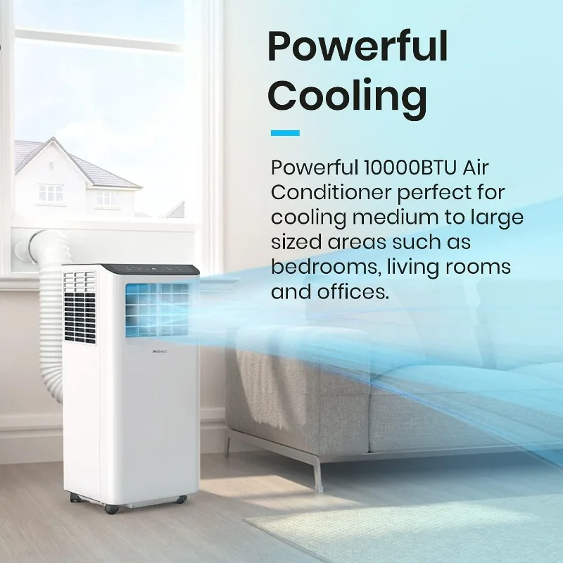 4 in 1 Portable Air Conditioner for Room 10000 BTU 450SqFt Air Conditioning Unit, Smart Air Conditioner with Fan, Dehumidifier