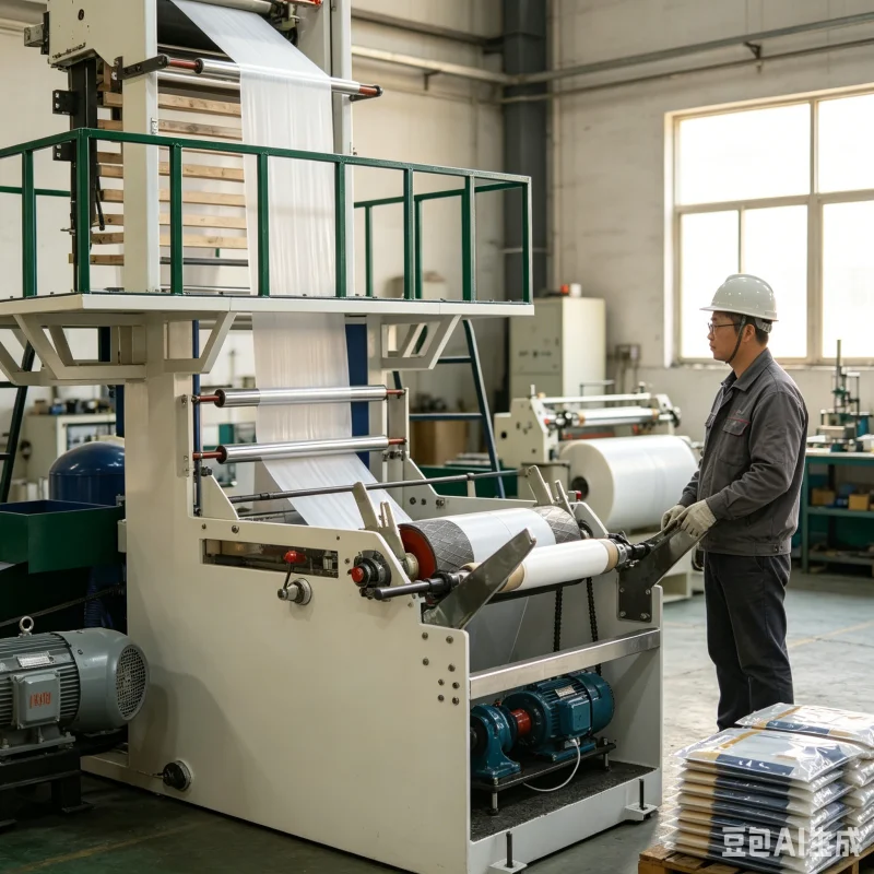 Industrial Scale HDPE LDPE Film Blowing And Cutting Line For Retail Bags Factory Price Automatic Packaging Machinery Machine