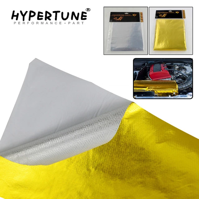 Hypertune-SELF ADHESIVE REFLECT-A-GOLD HEAT WRAP BARRIER High Quality 39x47 12x24 12x40 24x24 24x40inch For AUDI A4 B6 With PQY