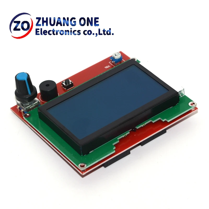 ثلاثية الأبعاد 2004 LCD 12864 عرض طابعة ثلاثية الأبعاد Reprap محول ذكي تحكم Reprap سلالم 1.4 1.6 Mega2560 مجلس 2004LCD التحكم