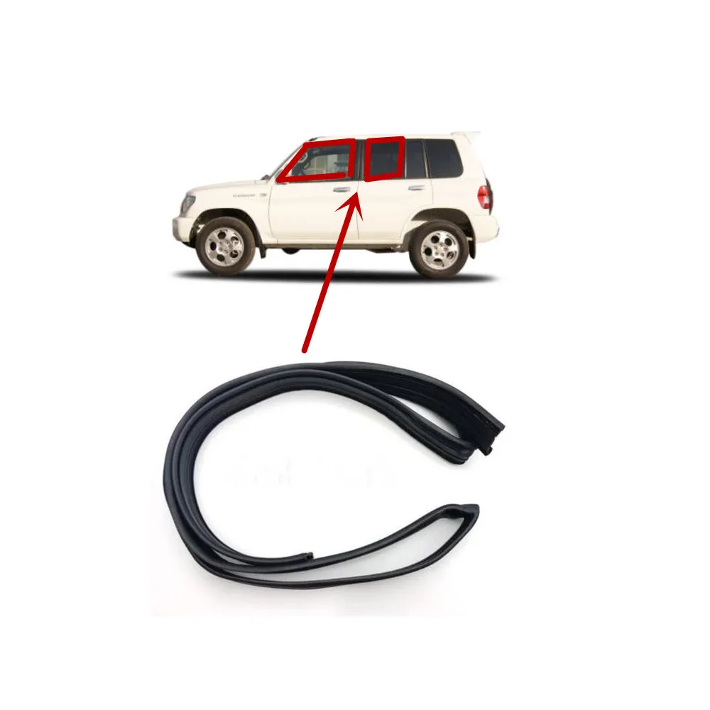 1 Pcs 5 Door Glass Sill Seal for Pajero Mini H60 H70 MR351331 Windows Run Channel for Montero Pinin Weather Strip for Shogun IO