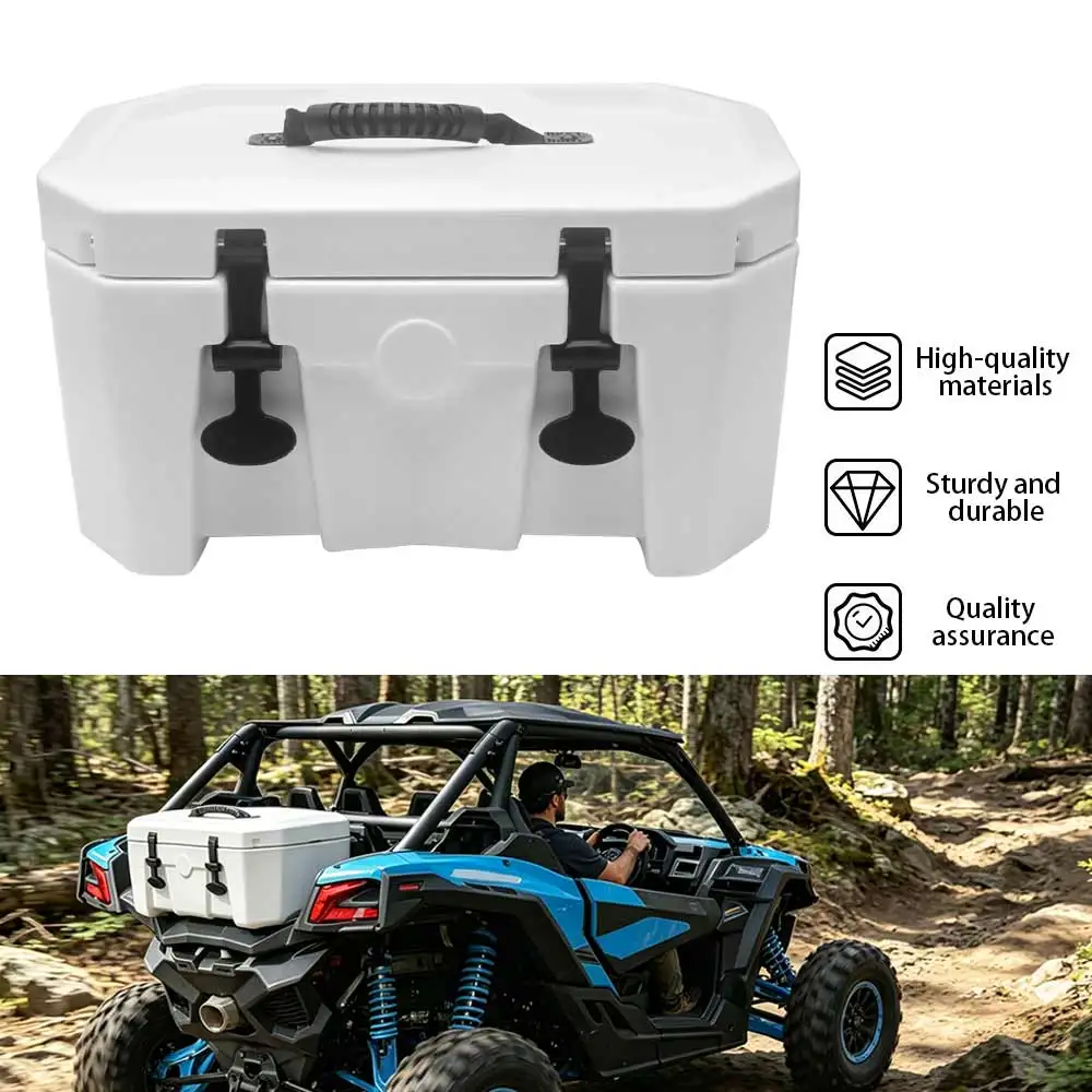11L Portable Hard Cooler Insulated Ice Chest Box For Sea-Doo GTX RXT Can-Am Maverick X3 Sport Defender Outlander Commander UTV