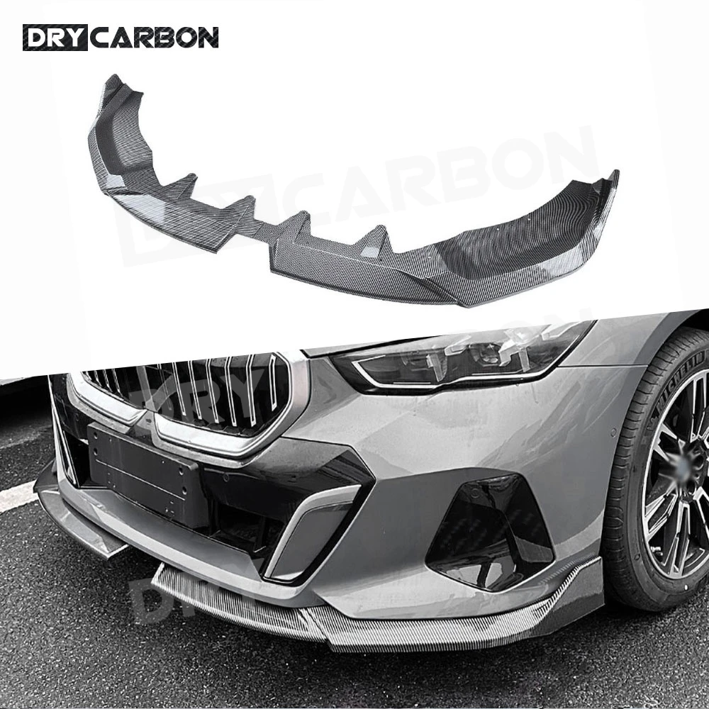 

Передний бампер автомобиля в стиле M, сплиттер для губ, спойлер для BMW 5 серии I5 G60 G61 M Sport 2024 + передний бампер, комплект кузова для подбородка, аксессуары