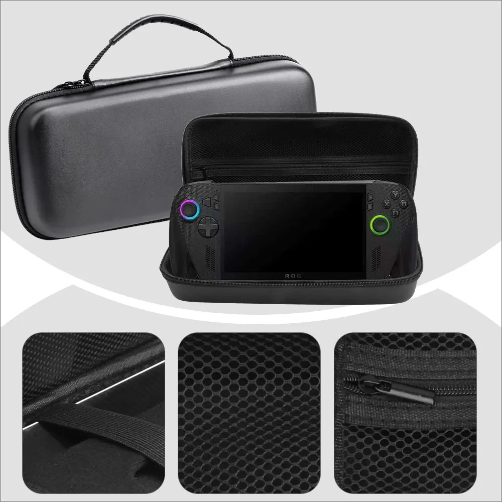 Carrying Portable Case for ASUS ROG Xbox Ally Console PU Leather Travel Protective Bag Shell for ROG Xbox Ally X Accessories
