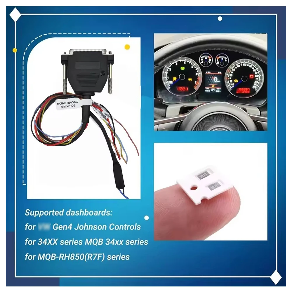 Picture 4: Xhorse XDMPR8GL MQB RH850/V850 Adapter Cable Only For Xhorse Multi Prog Programmer Pro-level For IMMO Calibration Read MQB49/5C