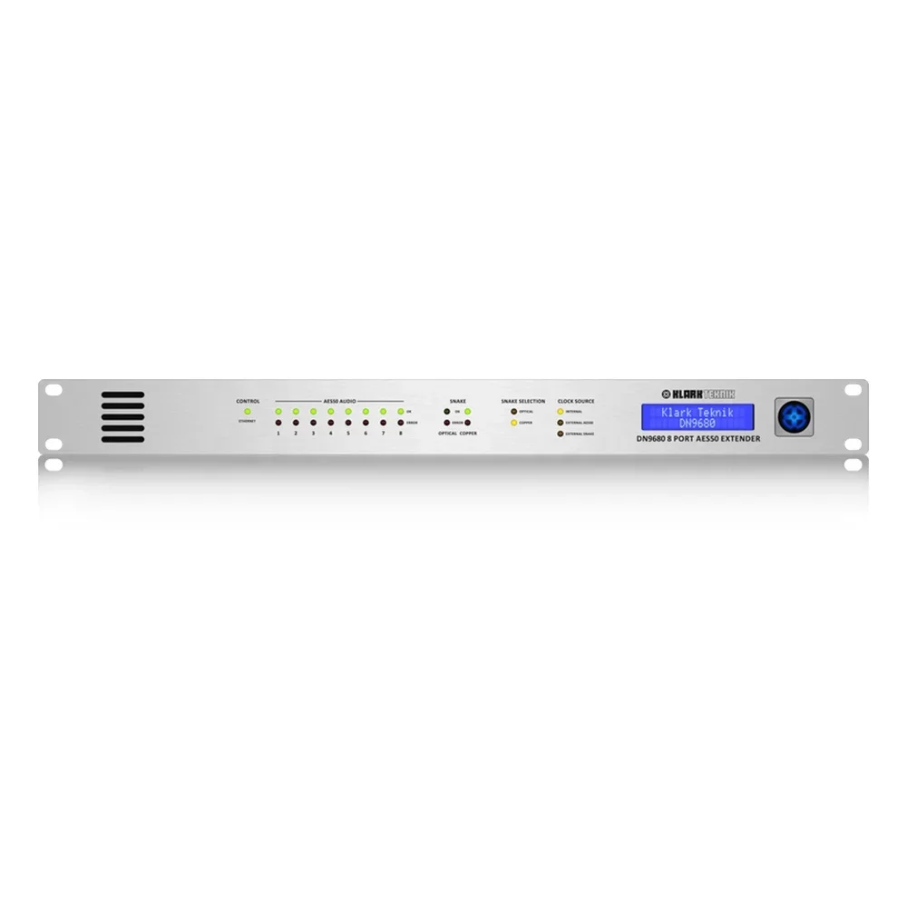 Klark Teknik DN9680 AES50 Extender 8-Port Connections Up To 500 Meters Stage Pa System O Sound Equipment